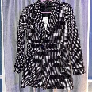 NWT Black & White Polka Dot Jacket